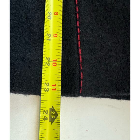 Coldwater Creek Womens Small Black Embroidered Snap Button Wool Cardigan (READ) - Picture 4 of 13